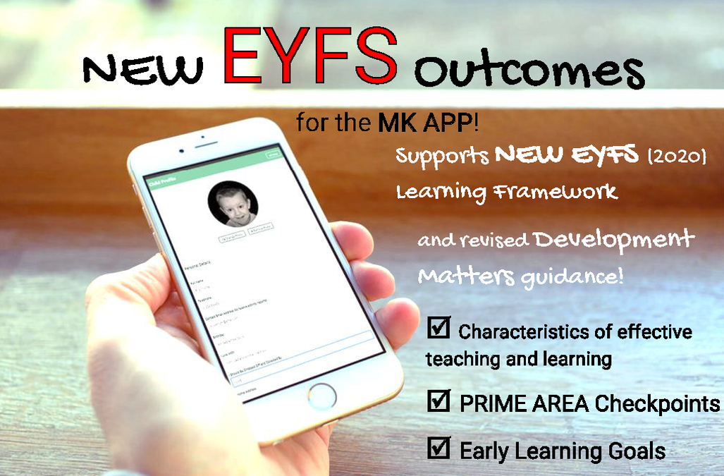 New EYFS Outcomes for MK App