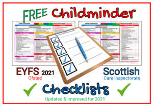 FREE Childminder Checklists