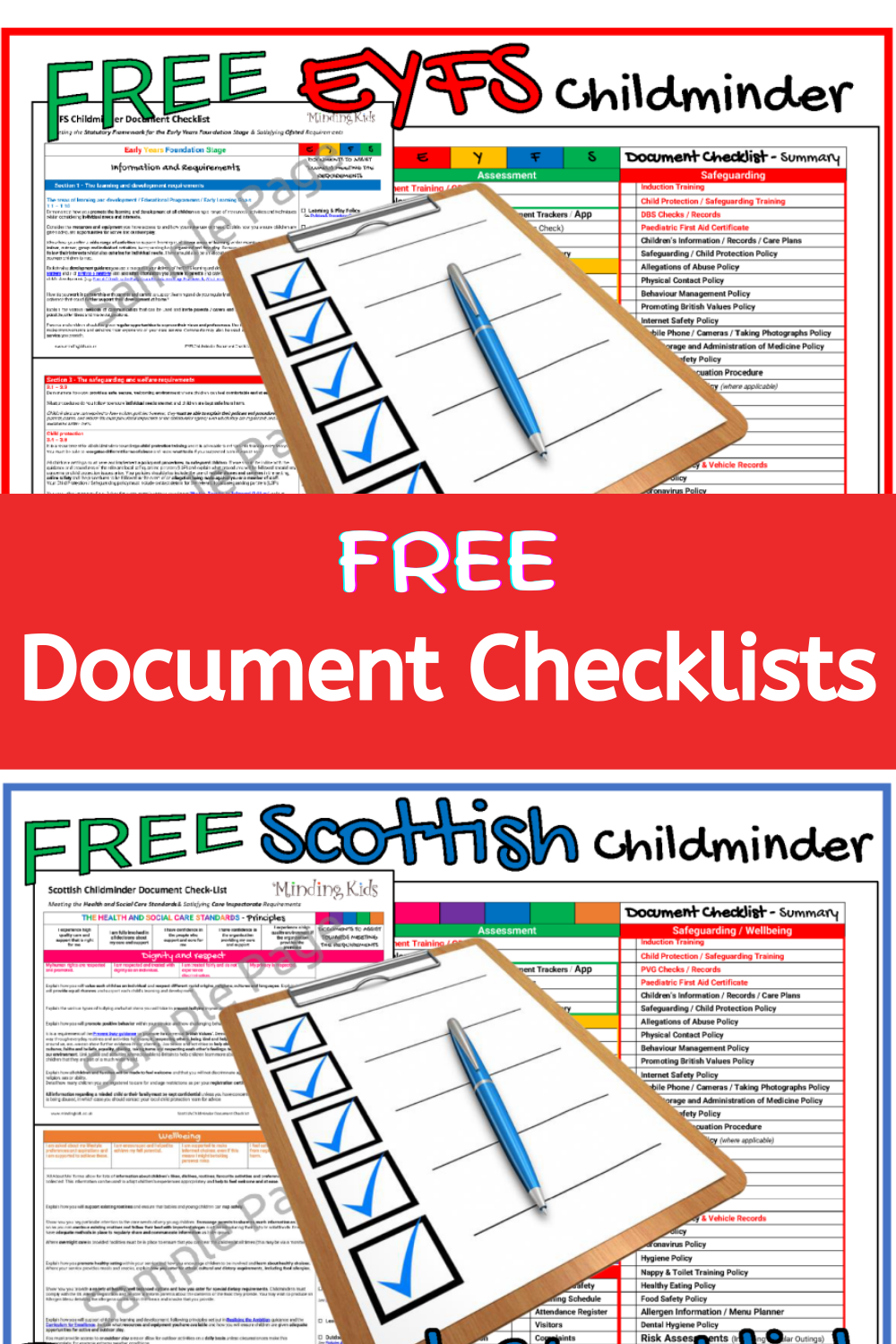 FREE Document Checklists
