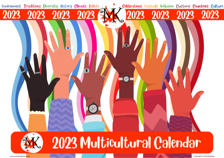 Multicultural Calendar MindingKids
