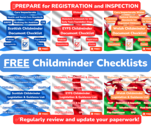 FREE Childminder Checklists