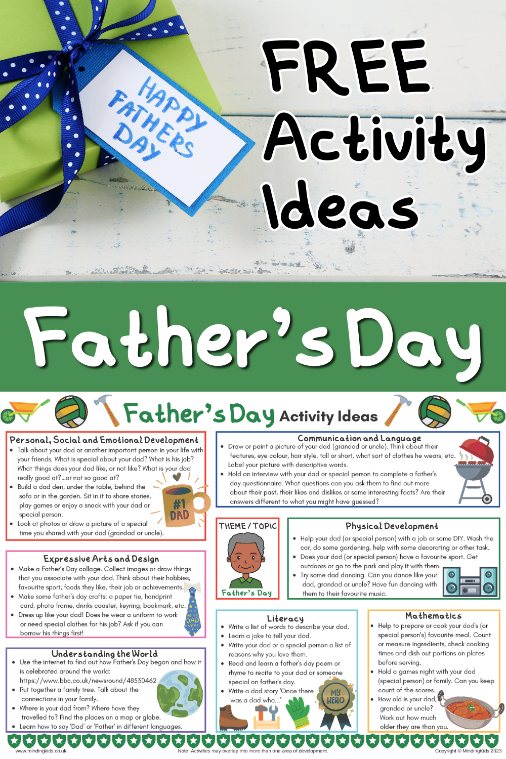 Father's Day Activity Ideas - PINTEREST
