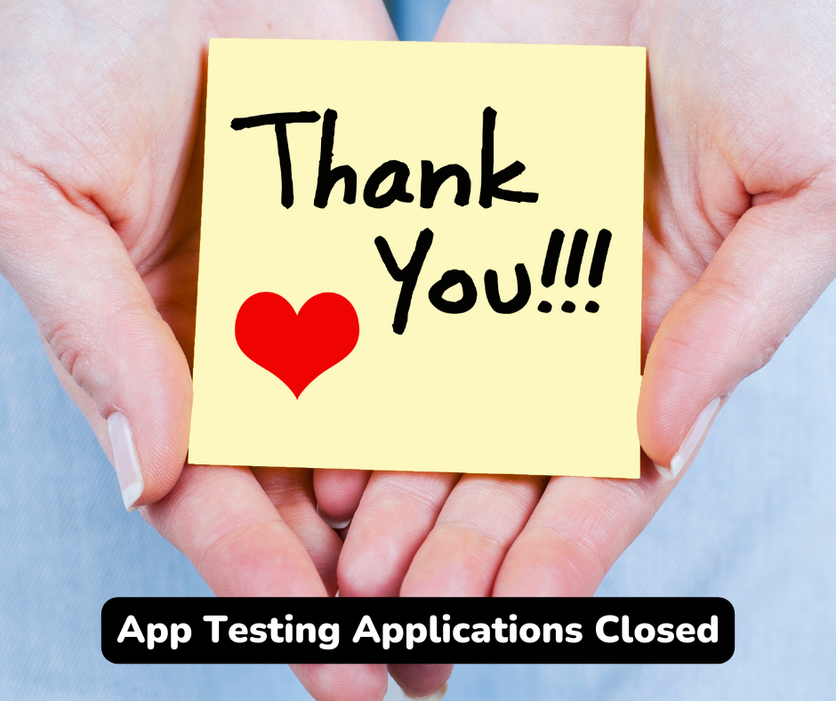 App Tester Applications Closed