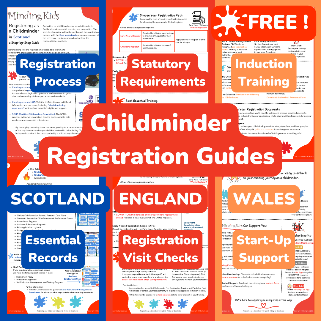 Childminder Registration Guides - Cover