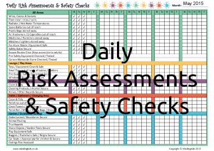 Daily Risk Assessments & Safety Checks
