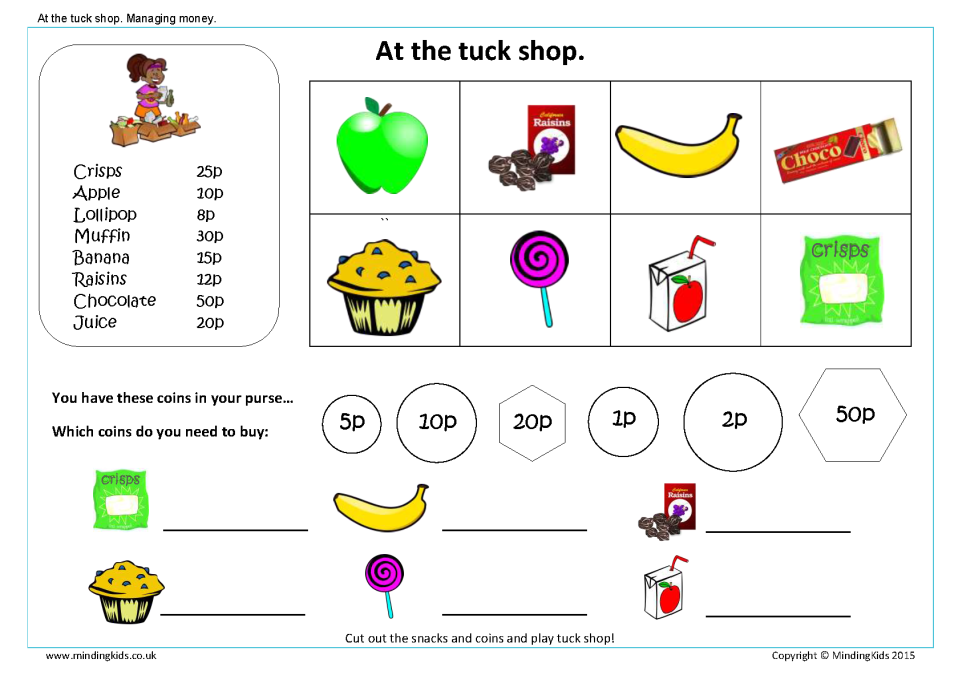 money management worksheets for kids making money online