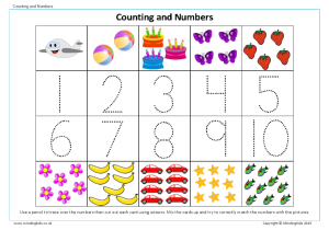 Counting & Numbers