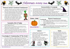 Halloween Activity Ideas