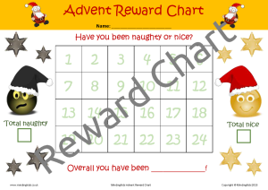 Advent Reward Chart