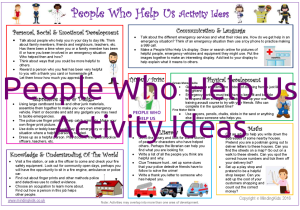 People Who Help Us Activity Ideas