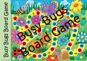 Busy Bugs board game