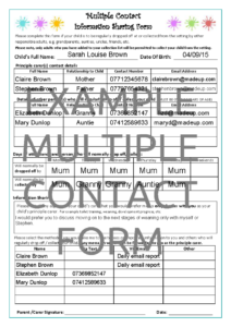 Multiple Contact Information Sharing Form_EXAMPLE