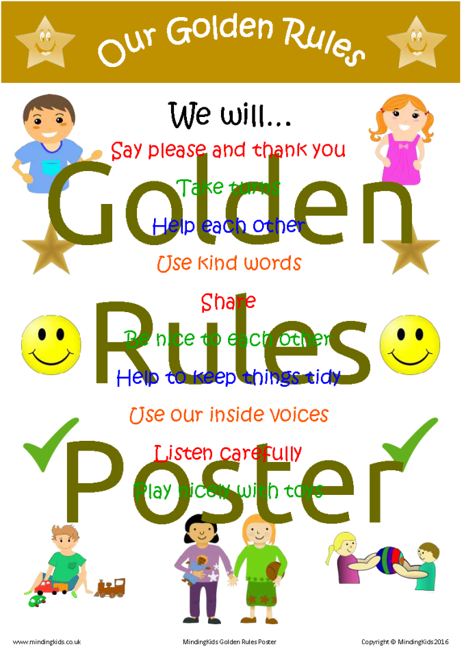 good behaviour posters