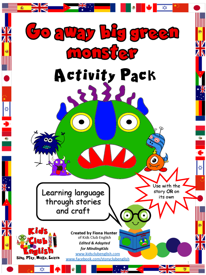 Go Away Big Green Monster Activity Pack Mindingkids