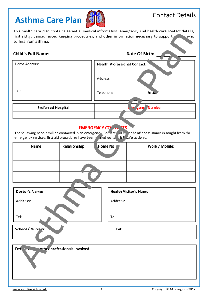 Nursing Care Plan Examples Asthma - Asthma nursing care plan - Nursing ...