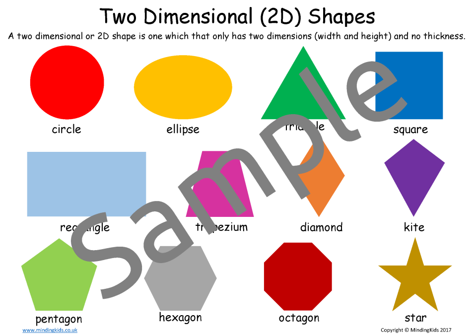 2 dimensional shapes examples