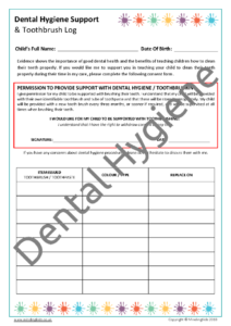 Dental Hygiene / Tooth brushing Consent