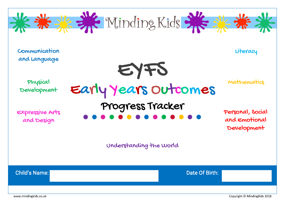 Early Years Outcomes EYFS Progress Tracker - MindingKids