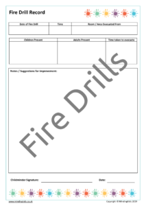 Fire Drill & Safety Checks
