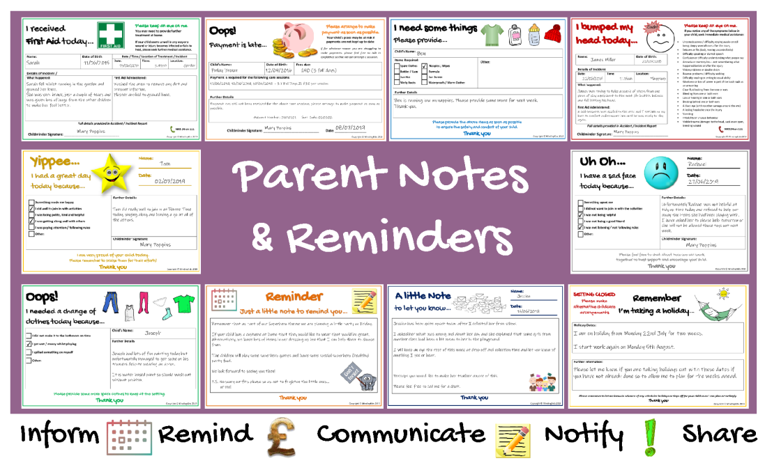 Friendly Reminders for Parents