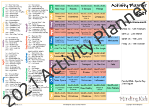 2021 Activity Planner