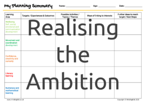 Realising the Ambition Summary