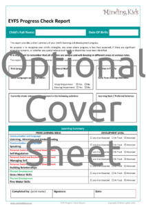 Progress Check Cover Sheet