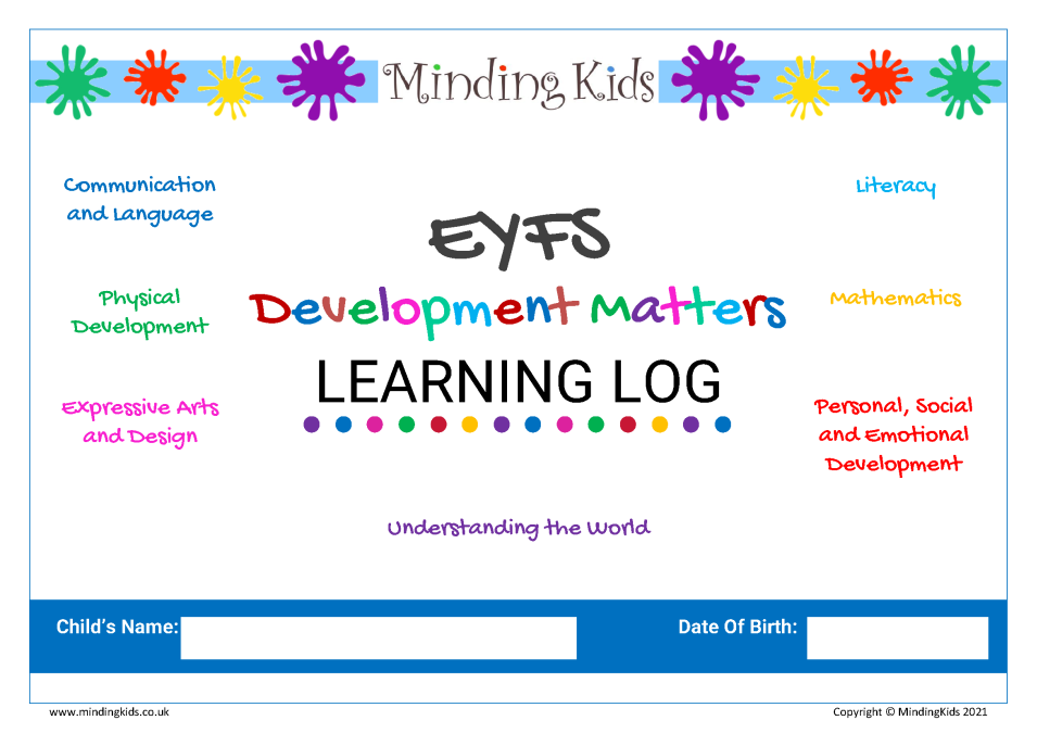 EYFS Learning Log