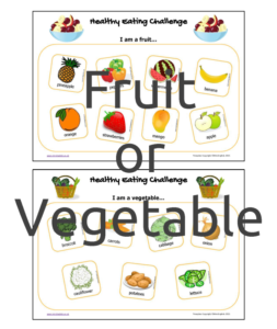 fruit or vegetable