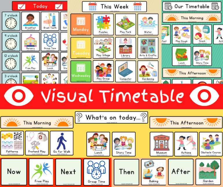 Visual Timetable - MindingKids