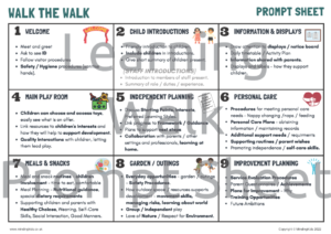 Learning Walk Prompts