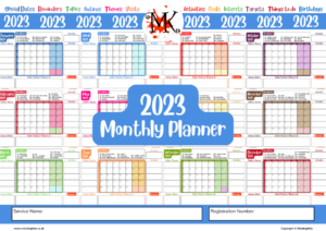 2023 Monthly Planner COVER