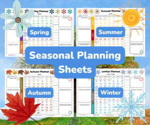 Seasonal Planning Sheets