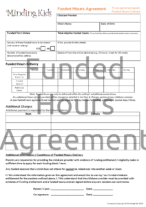 Funded Hours Agreement