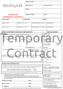 Temporary_Childcare Contract