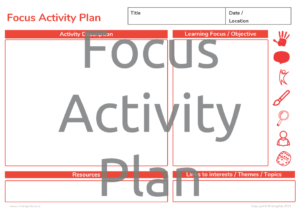 Focus Activity Plan