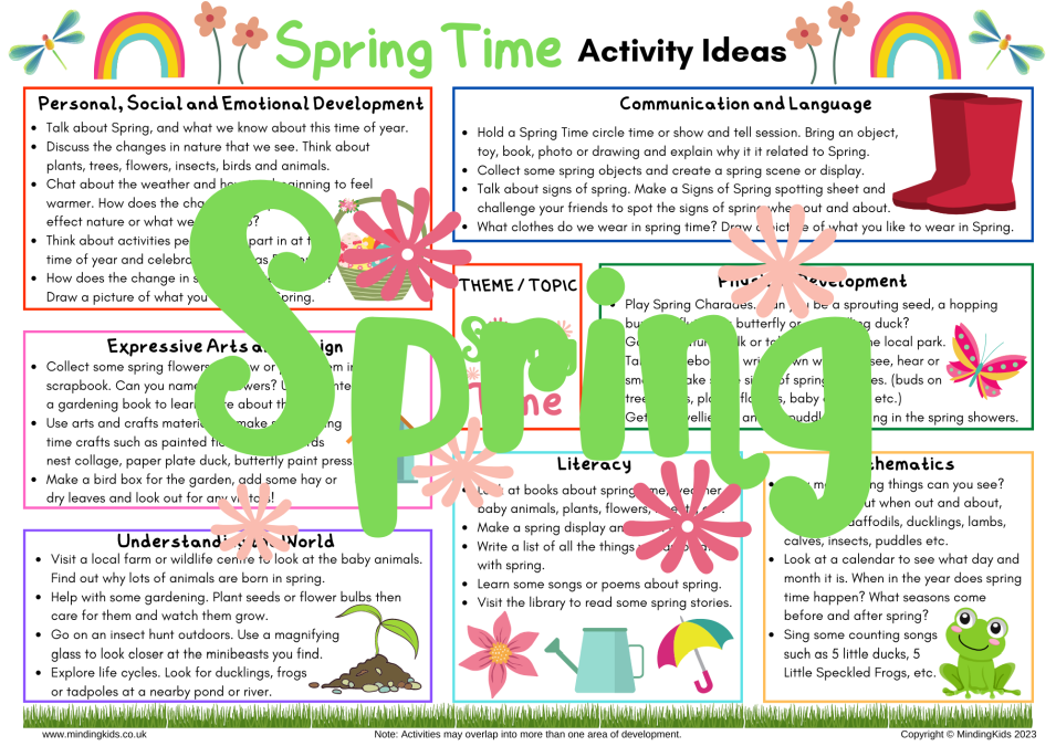 Spring Time Activity Ideas