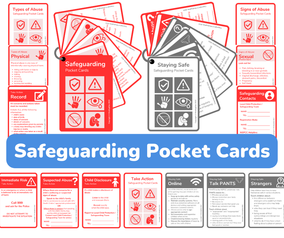 Safeguarding Pocket Cards Advert