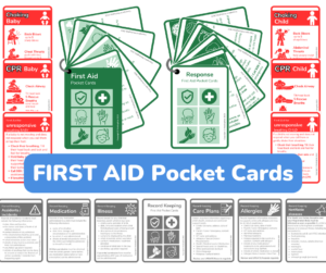 FIRST AID Pocket Cards Advert