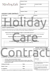 Holiday Contract