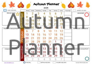 Autumn Planner