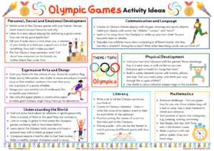 Olympic Games Activity Ideas