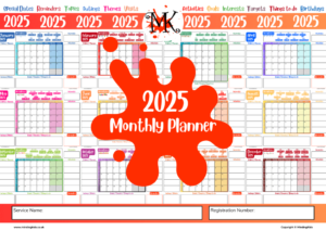 2025 Monthly Planner - Cover